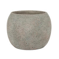 KVETINÁČ 16,5/13/16,5 cm - sivá, Basics (16,5/13/16,5cm)