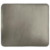 ZIERKISSEN   52/42/7 cm  - Grau, Design, Leder (52/42/7cm) - Livetastic