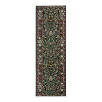 LÄUFER 80/100 cm Shiraz Creme, Dunkelrosa, Waldgrün  - Waldgrün/Dunkelrosa, LIFESTYLE, Textil (80/100cm)