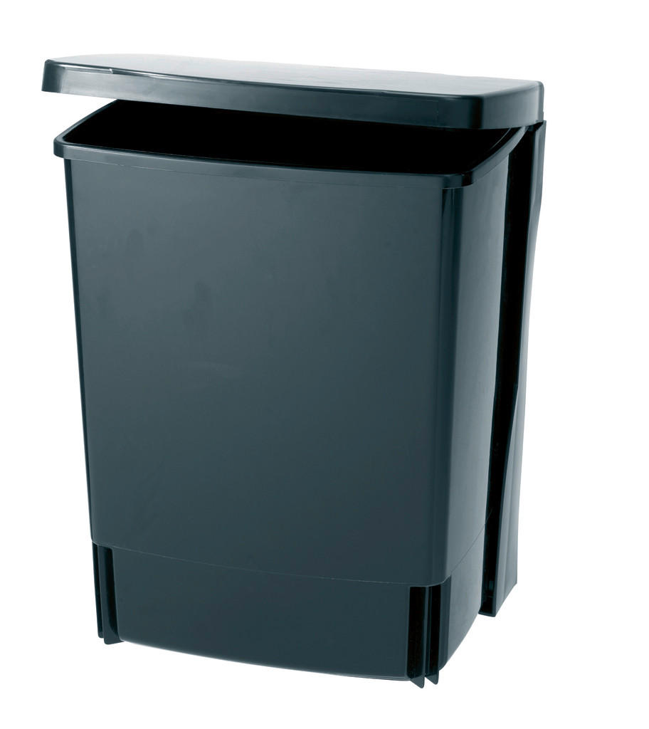 BILLENŐFEDELES SZEMETESVÖDÖR 10 l  - fekete, Basics, műanyag (10l) - Brabantia