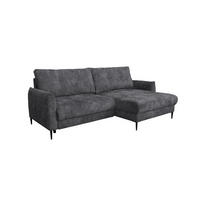 UGAONA GARNITURA antracit  - crna/antracit, Moderno, tekstil/metal (221/142cm) - Carryhome