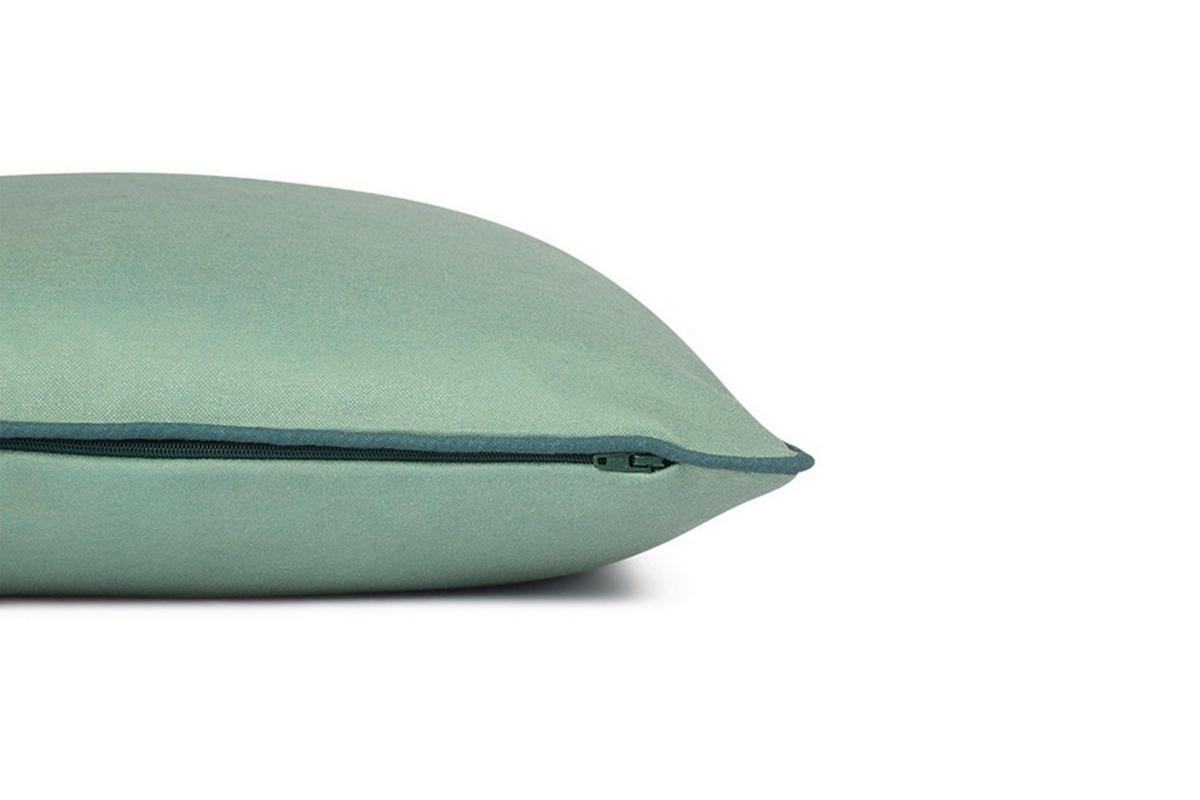 KUDDFODRAL Dove Signature 40/40 cm  - grön/salviagrön, Klassisk, textil (40/40cm) - Tom Tailor