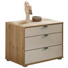 ÉJJELISZEKRÉNY Pezsgő, Bianco tölgy  - Bianco tölgy/Pezsgő, Konventionell, faalapú anyag/Üveg (60/48/43cm) - Dieter Knoll