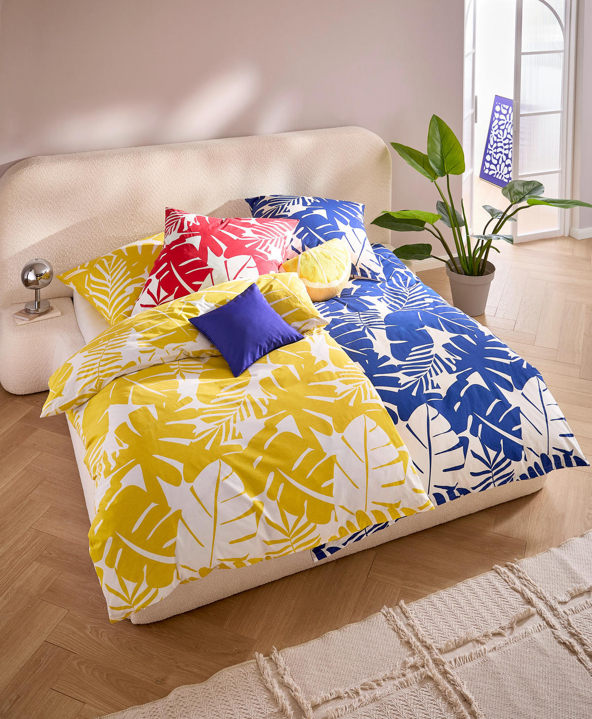 BETTWÄSCHE 2-teilig Renforcé 135/200 cm  - Blau, Textil (135/200cm) - Esposa