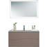 BADEZIMMER - Taupe/Eichefarben, Design, Glas/Holz (100cm) BADEZIMMER - Taupe/Eichefarben, Design, Glas/Holz (100cm)