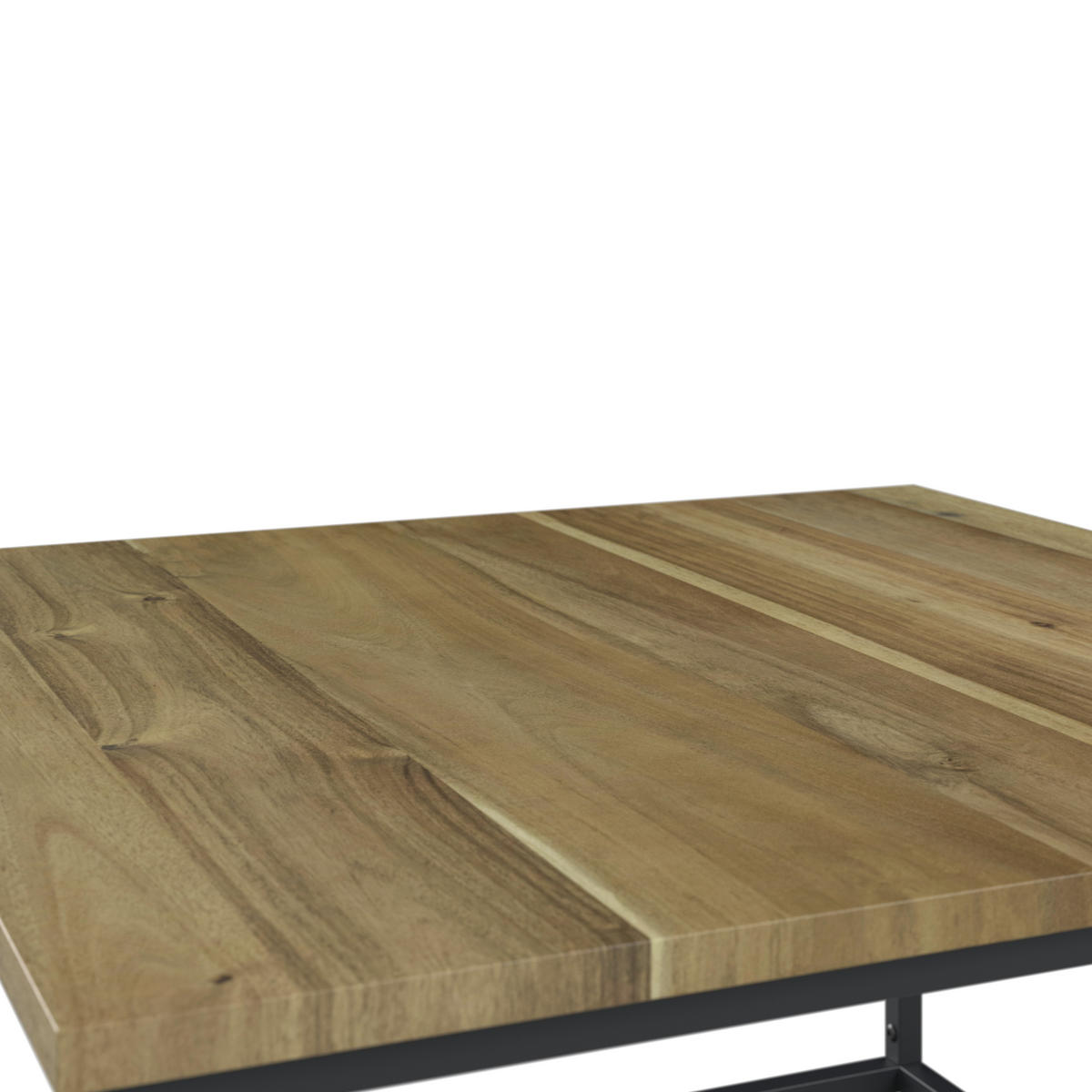 LOUNGETISCH Holz, Metall Akaziefarben rechteckig  - Akaziefarben, Modern, Holz/Metall (80/80/45cm) - Ambia Garden