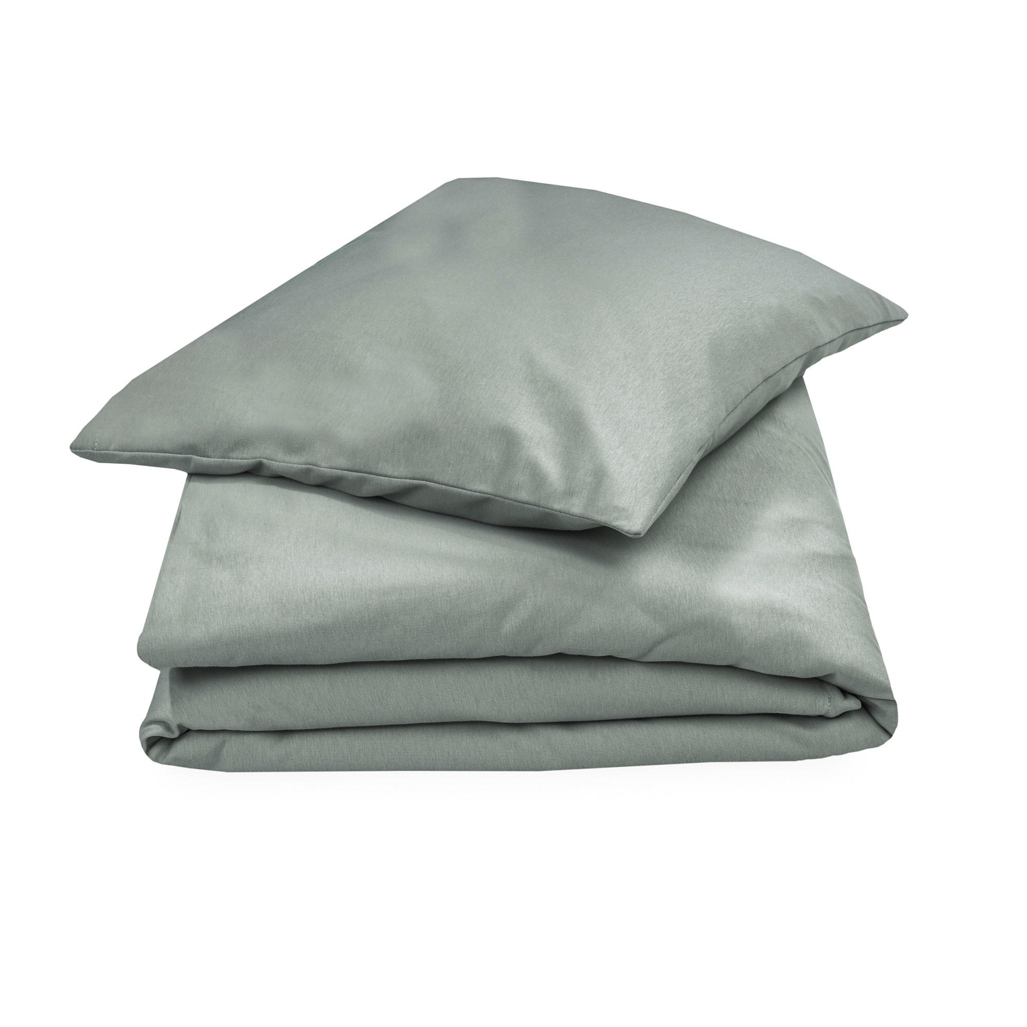 BABYBETTWÄSCHE 100/135 cm  - Salbeigrün, Basics, Textil (100/135cm) - Zöllner