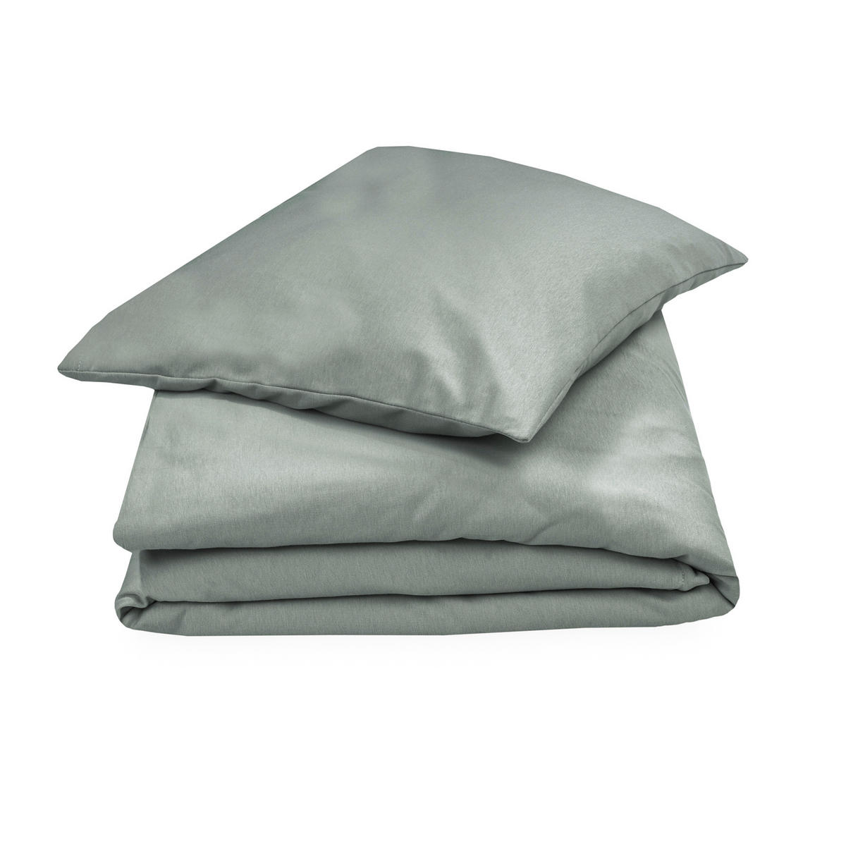 BABYBETTWÄSCHE 100/135 cm  - Salbeigrün, Basics, Textil (100/135cm) - Zöllner