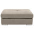 HOCKER in Textil Naturfarben, Beige - Chromfarben/Beige, KONVENTIONELL, Kunststoff/Textil (118/46/67cm) - Carryhome HOCKER in Textil Naturfarben, Beige - Chromfarben/Beige, KONVENTIONELL, Kunststoff/Textil (118/46/67cm) - Carryhome