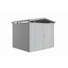 GERÄTEHAUS 273/227/238 cm  - Silberfarben, Design, Metall (273/227/238cm) - Biohort