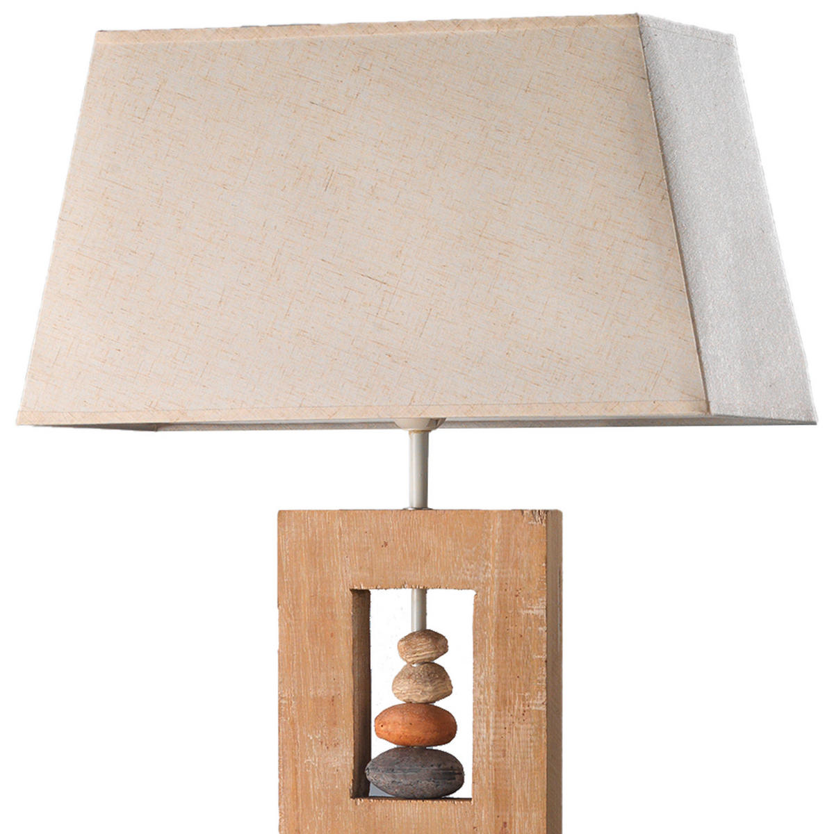 STEHLEUCHTE 45/23/170 cm    - Beige, Natur, Holz/Textil (45/23/170cm)