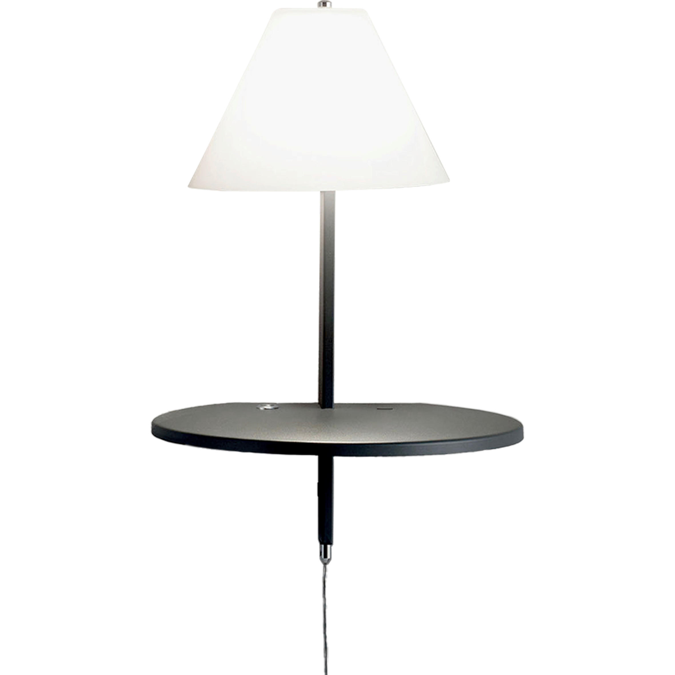 LED-WANDLEUCHTE Goodnight 30/25/47 cm   - Anthrazit/Weiß, Design, Glas/Metall (30/25/47cm) - Fabas Luce