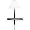 LED-WANDLEUCHTE Goodnight 30/25/47 cm   - Anthrazit/Weiß, Design, Glas/Metall (30/25/47cm) - Fabas Luce