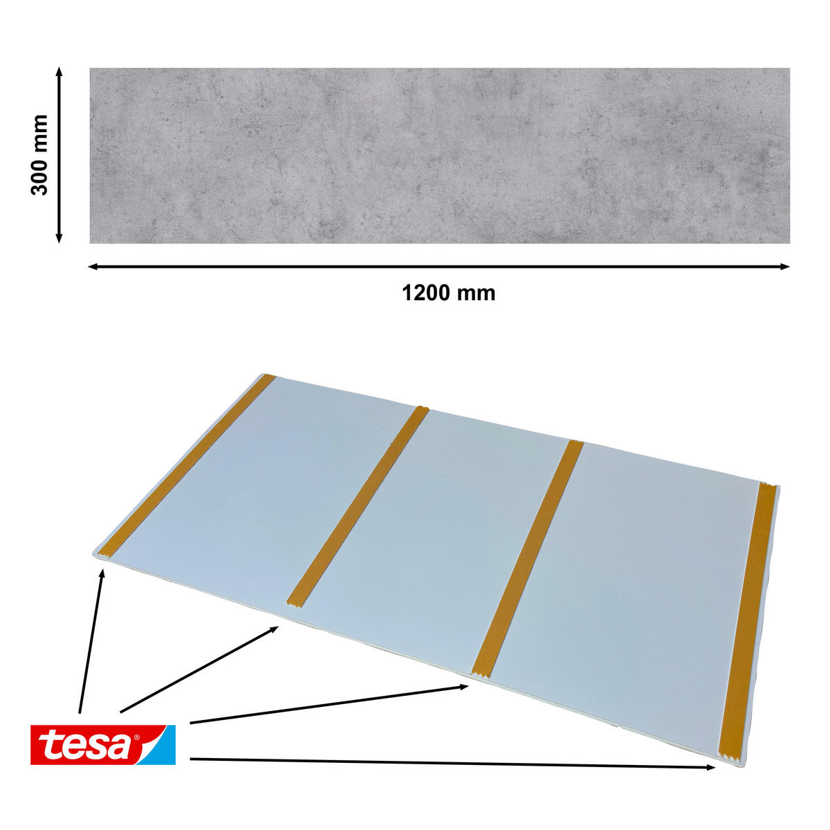 WANDPANEEL Baridecor Aqua Grau  - Grau, Design, Kunststoff (120/30/0,4cm)