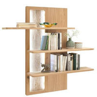 NÁSTĚNNÝ REGÁL, barvy dubu - barvy dubu, Design, dřevo/kompozitní dřevo (121/26/115cm) - Livetastic