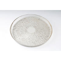 SCHÜSSEL 20 cm   - Hellgrau, Design, Glas (20cm) - Novel