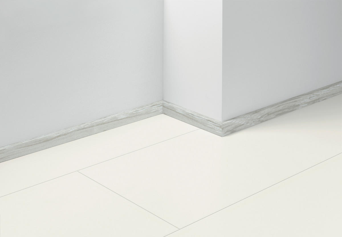 SOCKELLEISTE - Eichefarben/Hellgrau, Basics, Holzwerkstoff (220/1,6/4cm) - Parador