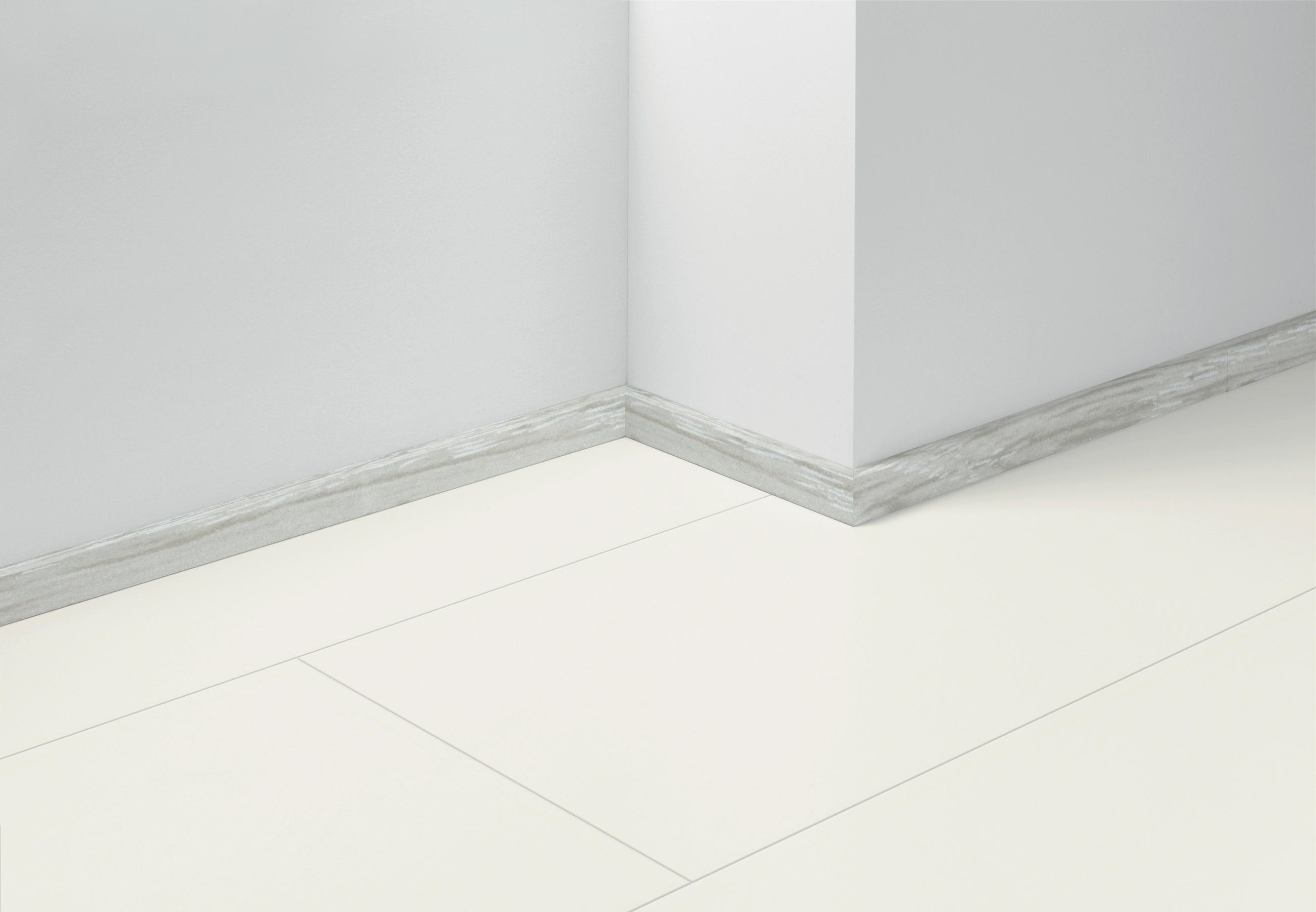Parador Sockelleiste Weiß, Eiche, Hellgrau 1.6x4x220 cm