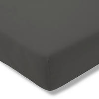 SPANNBETTTUCH Exquisit Single-Jersey 100/200 cm  - Schieferfarben, Basics, Textil (100/200cm) - Estella