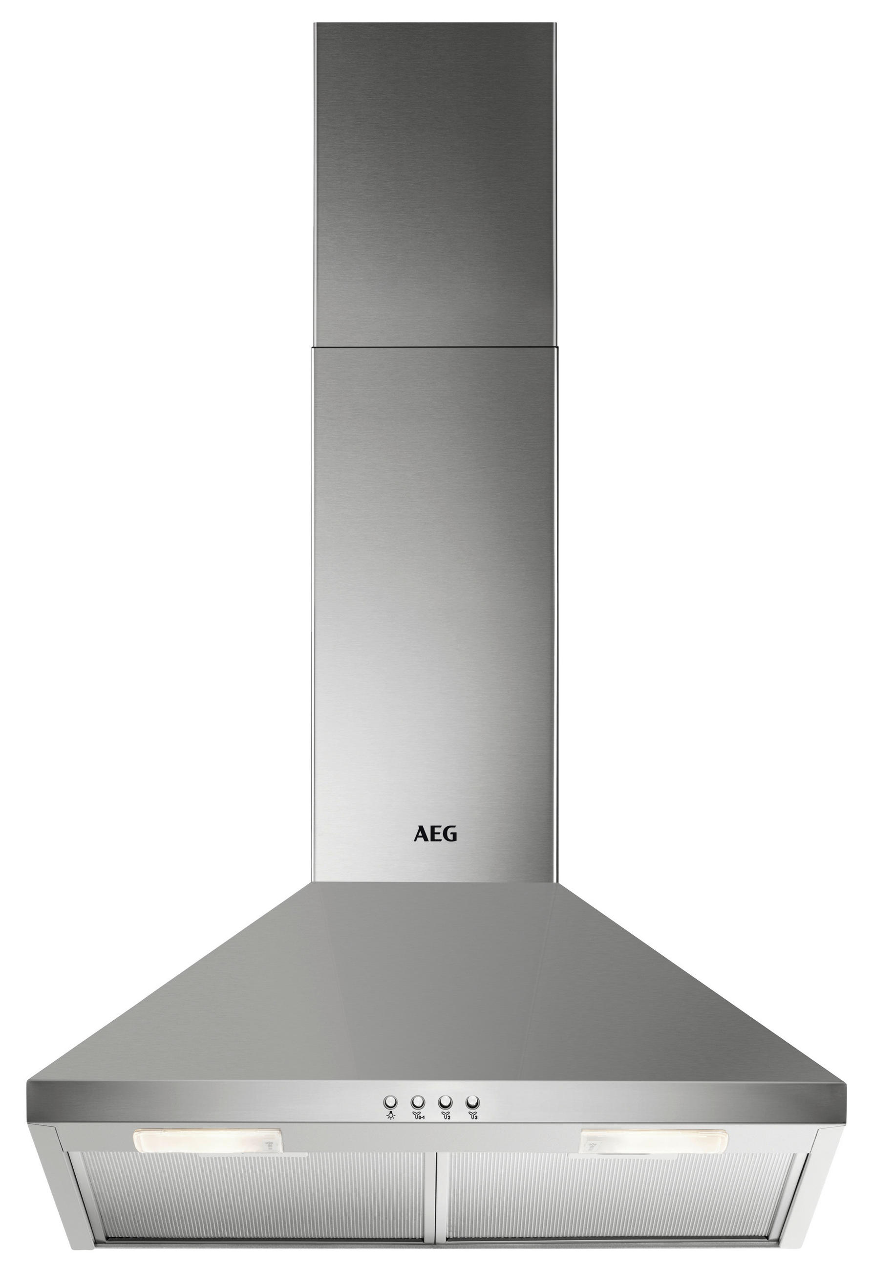 DUNSTABZUGSHAUBE DKB2630M  - Edelstahlfarben, Basics, Metall (59,8/69-102/45cm) - AEG