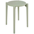 HOCKER in Kunststoff Grün  - Grün, Trend, Kunststoff (30/46/30cm) - Ambia Home
