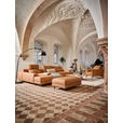 ECKSOFA  in Echtleder Hellbraun  225/355 cm  - Hellbraun/Anthrazit, Design, Leder/Metall (225/355cm) - Johann Jakob