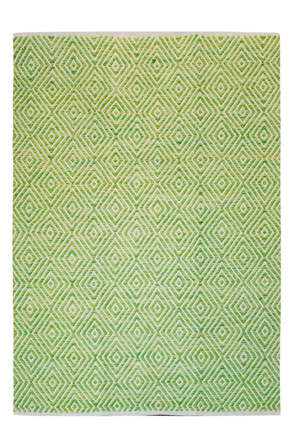 FLACHWEBETEPPICH 120/170 cm Grün  - Grün, KONVENTIONELL, Textil (120/170cm)