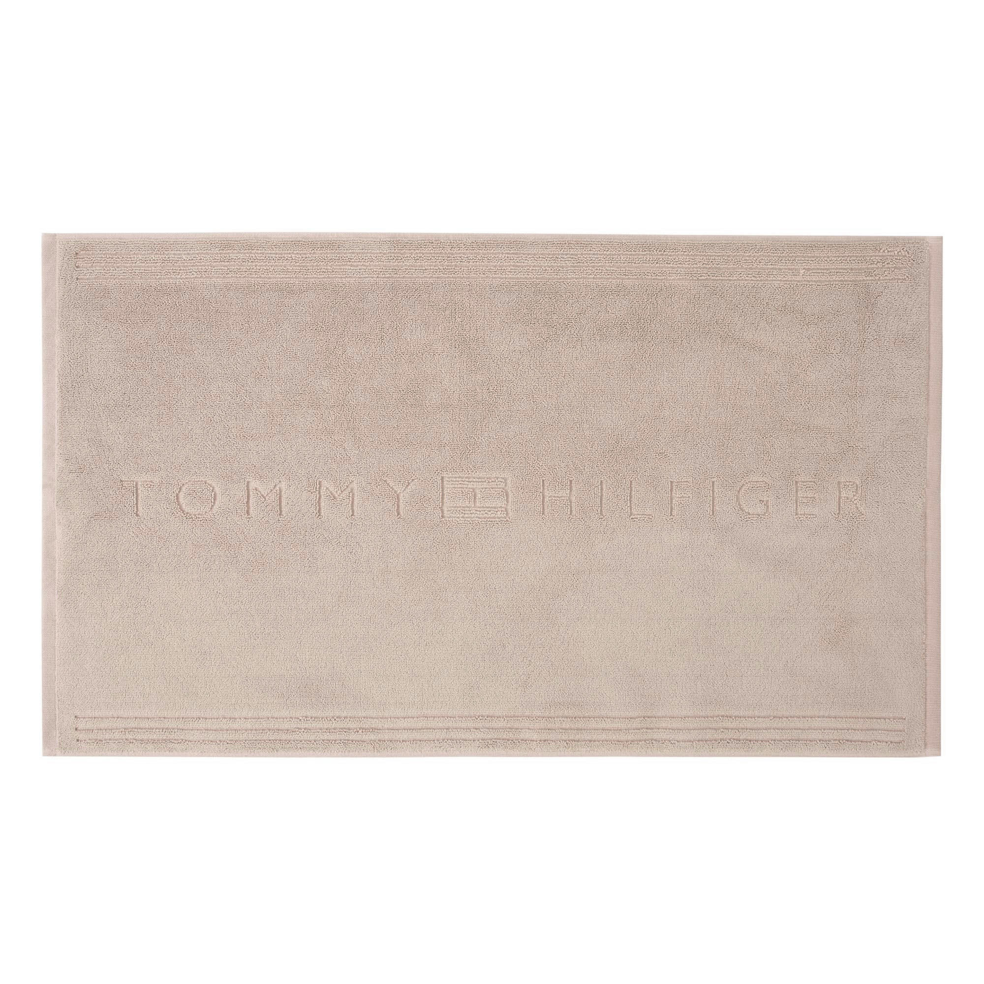 BADEMATTE  Plain 50/80 cm  - Sandfarben, Basics, Textil (50/80cm) - Tommy Hilfiger