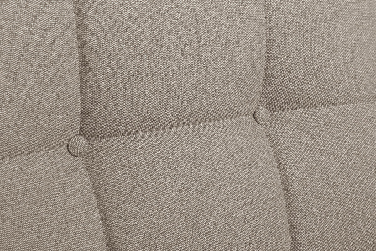 ECKSOFA in Chenille Beige  - Beige/Eiche Wotan, Konventionell, Holz/Textil (242/242cm) - MID.YOU