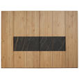DREHTÜRENSCHRANK  in Wildeiche  - Wildeiche/Schwarz, Design, Holz/Metall (302/223/62cm) - Valnatura