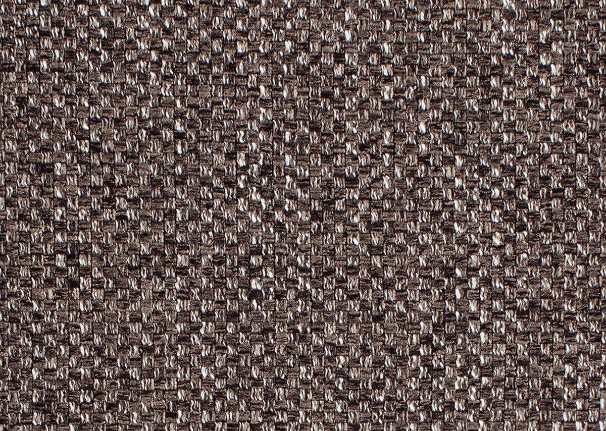 ECKSOFA in Flachgewebe Braun  - Schwarz/Braun, Modern, Textil/Metall (227/203cm) - Beldomo System