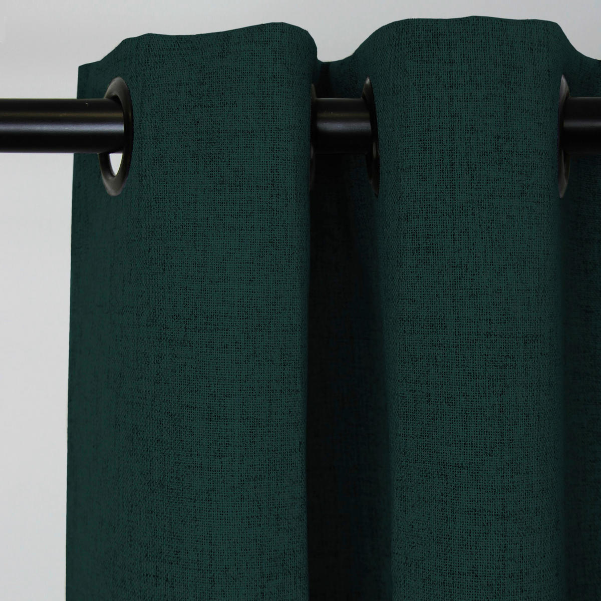 VERDUNKELUNGSVORHANG - Dunkelgrün, Basics, Textil (135/260cm)