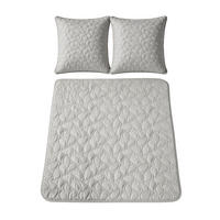 PŘEHOZ NA POSTEL, 220/240 cm - zelená/světle šedá, Konvenční, textil (220/240cm) - Novel