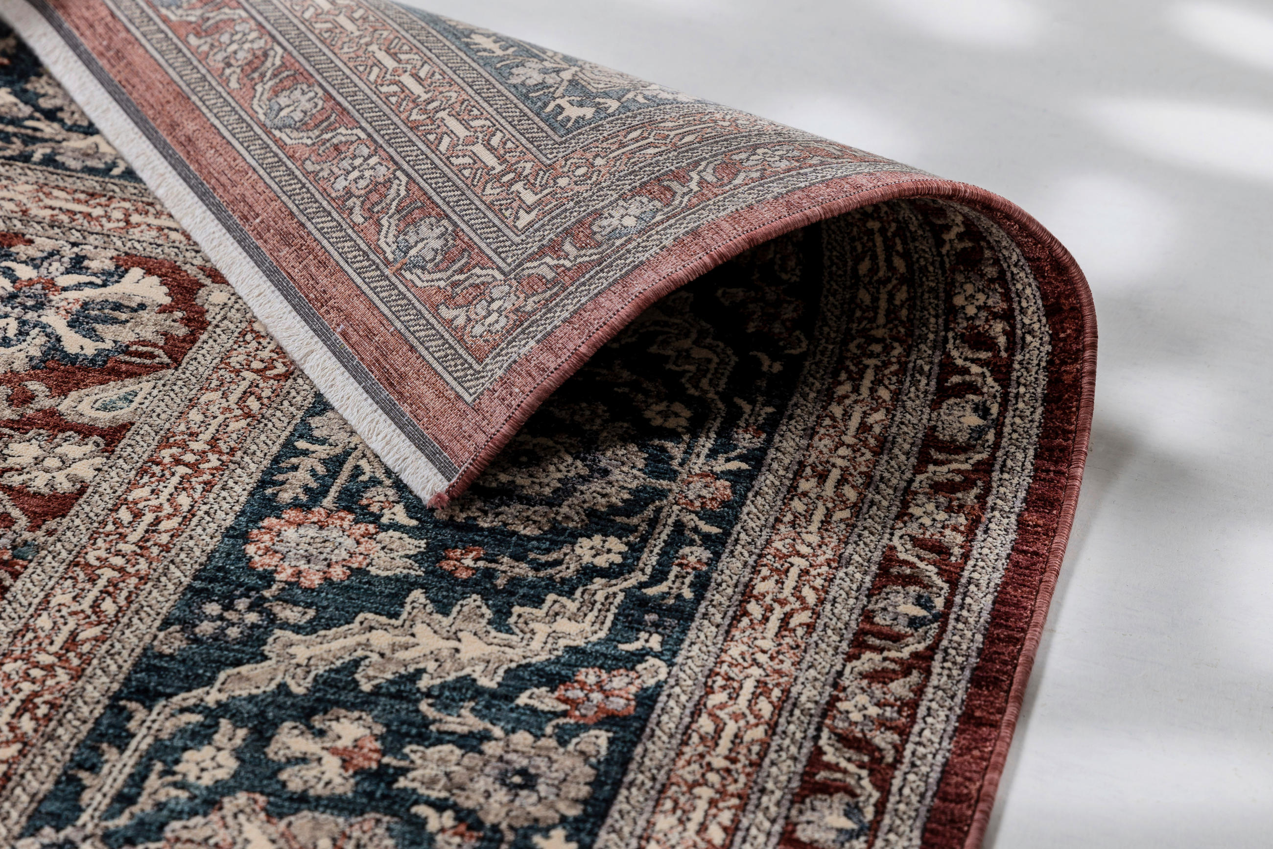 WEBTEPPICH 160/230 cm Tropea Rot  - Rot, KONVENTIONELL, Textil (160/230cm)