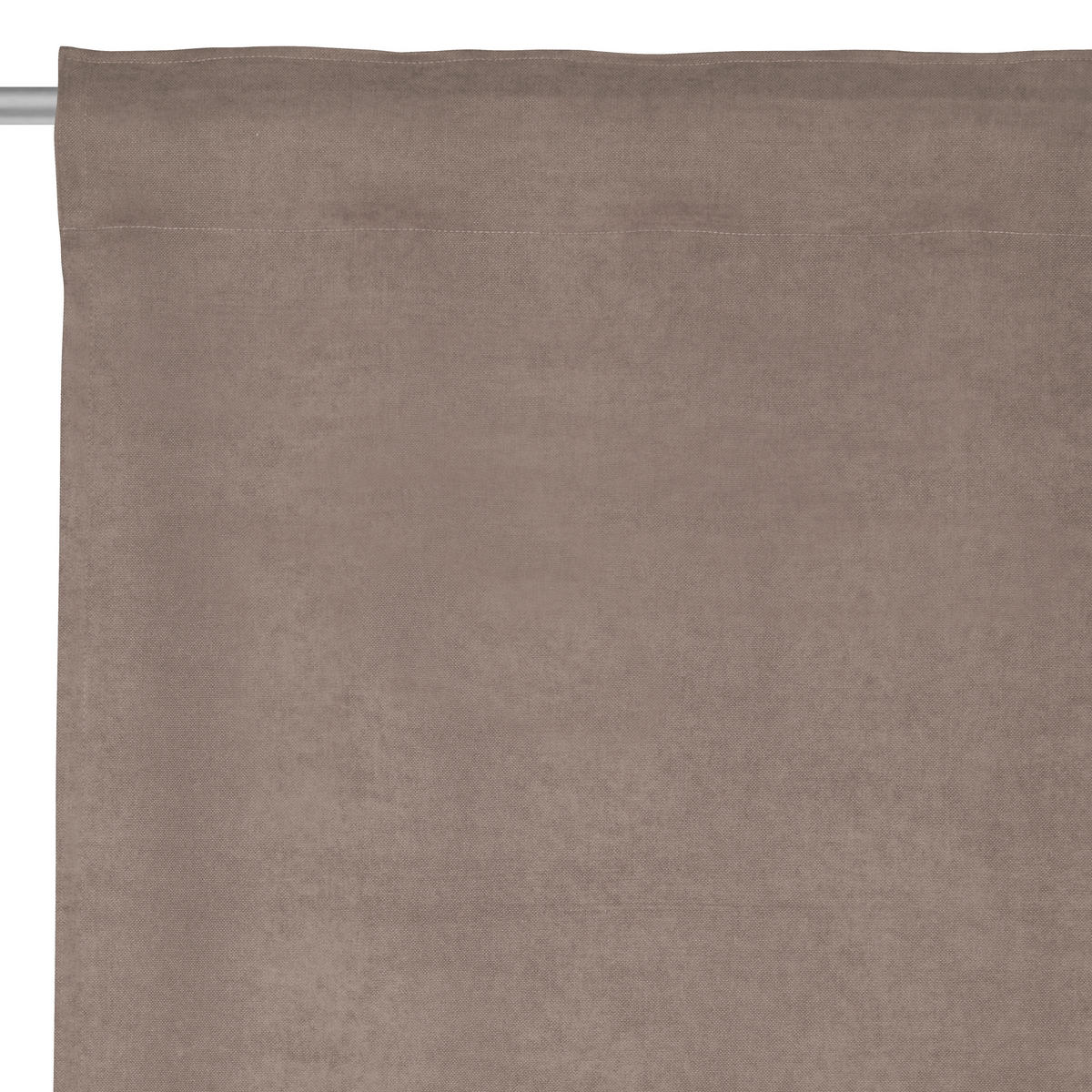 FERTIGVORHANG blickdicht  - Taupe, Konventionell, Textil (140/245cm) - Esposa