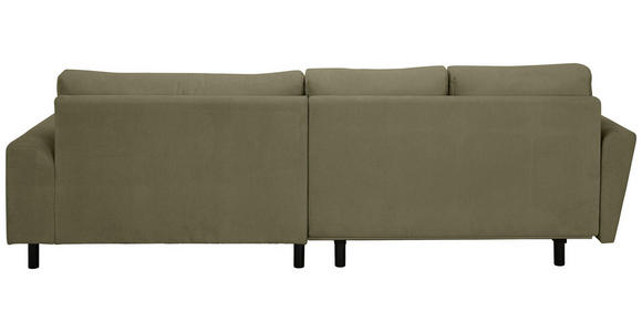 ECKSOFA  in Webstoff Olivgrün  - Buchefarben/Olivgrün, KONVENTIONELL, Holz/Textil (294/169cm) - Carryhome
