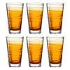 GLÄSERSET Vario 6-teilig  - Orange, Design, Glas (280ml) - Leonardo