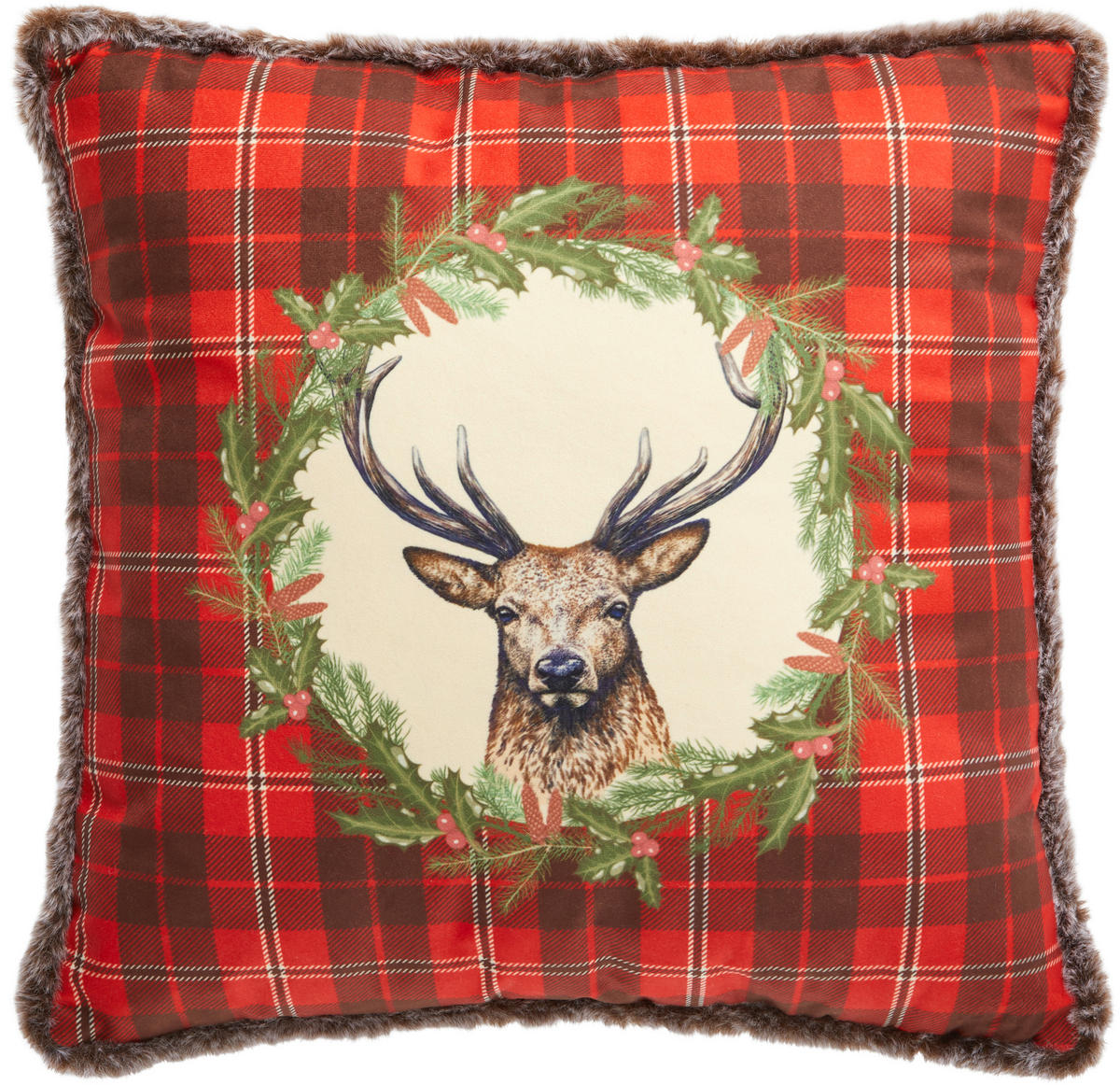 ZIERKISSEN 45/45 cm  - Multicolor, LIFESTYLE, Textil (45/45cm) - X-Mas