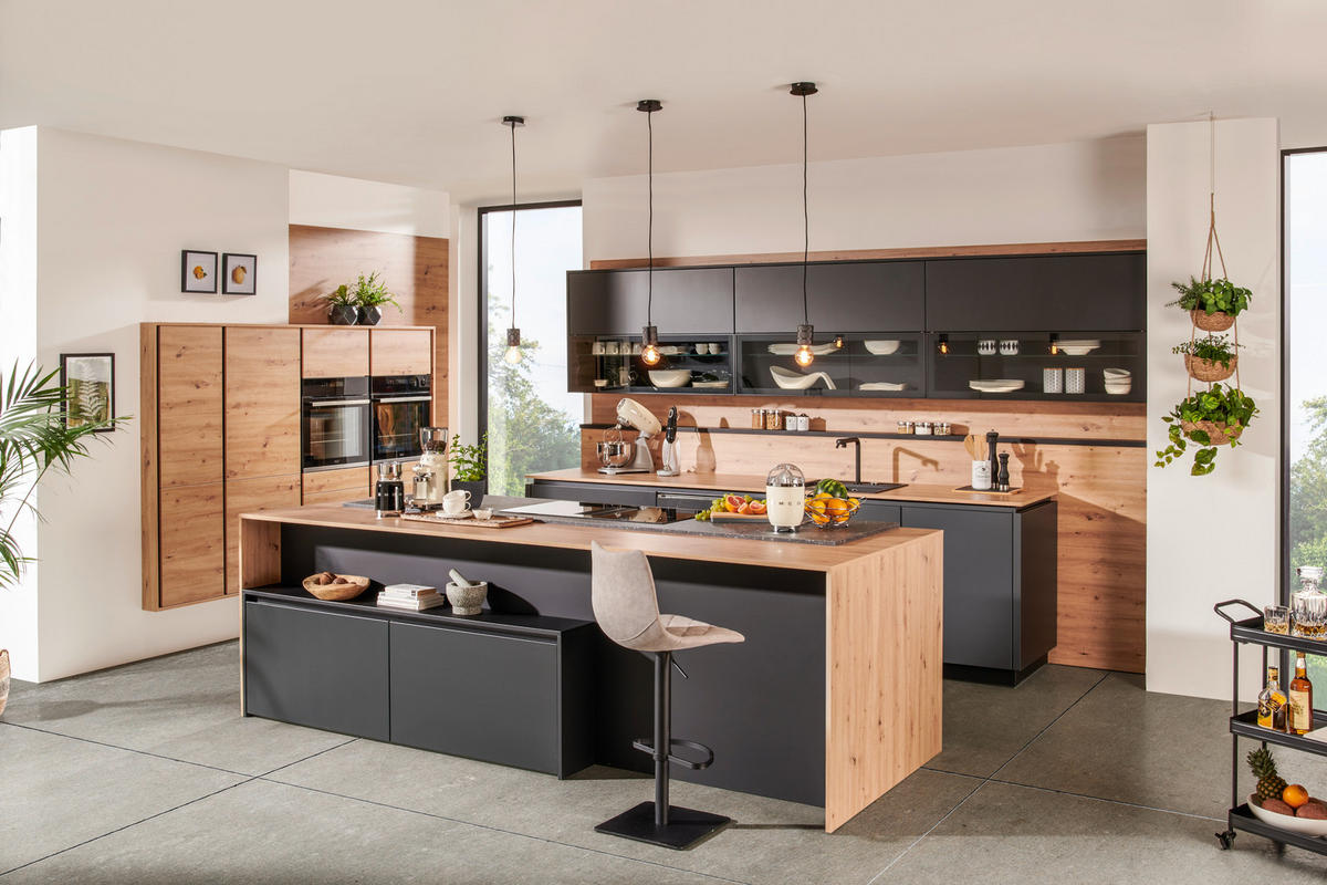 EINBAUKÜCHE   - Design, Holzwerkstoff - Dan Küchen