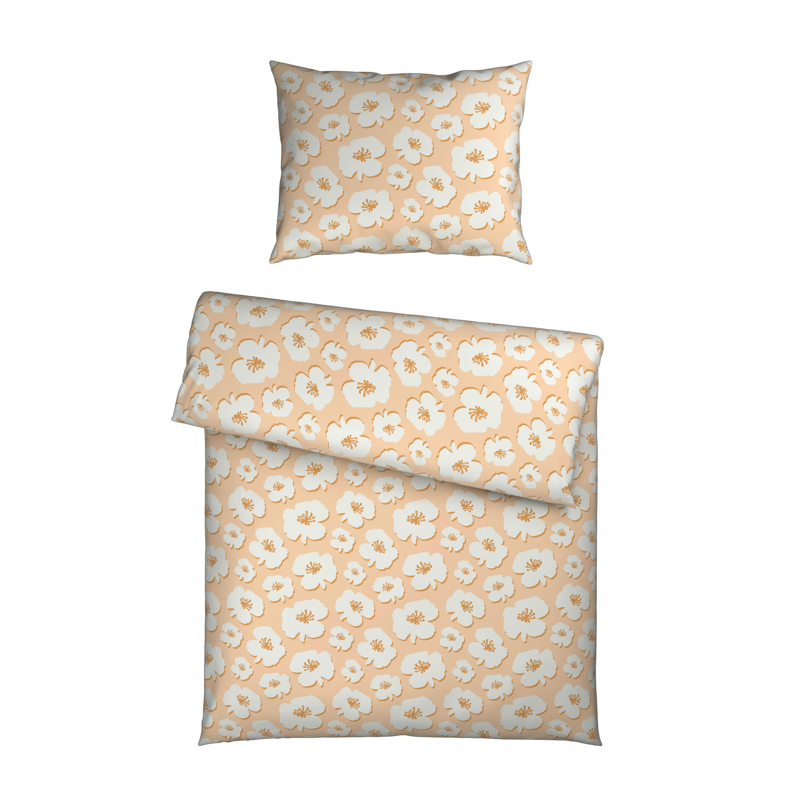 BETTWÄSCHE Satin 140/200 cm  - Multicolor/Weiß, KONVENTIONELL, Textil (140/200cm) - Esposa