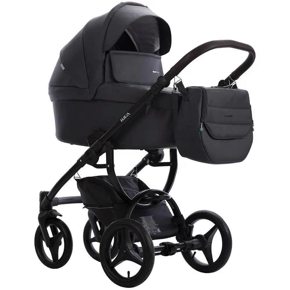 DJEČJA KOLICA LUCA PRO  Luca Pro  - tamno siva, Basics, tekstil/metal (50/90/50cm) - BEBETTO
