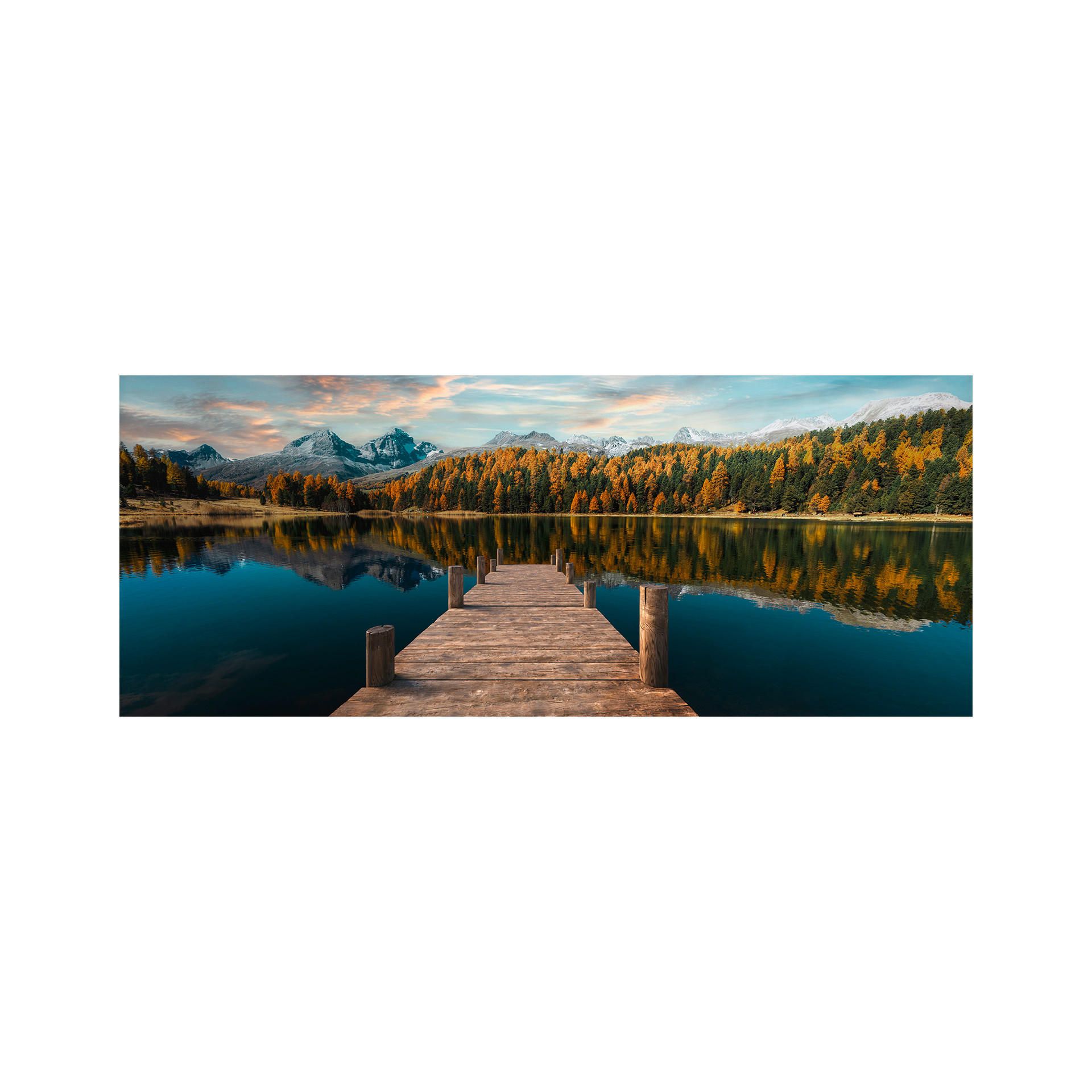 GLASTAVLA 125/50 cm  - multicolor, Natur, papper/glas (125/50cm) - Monee