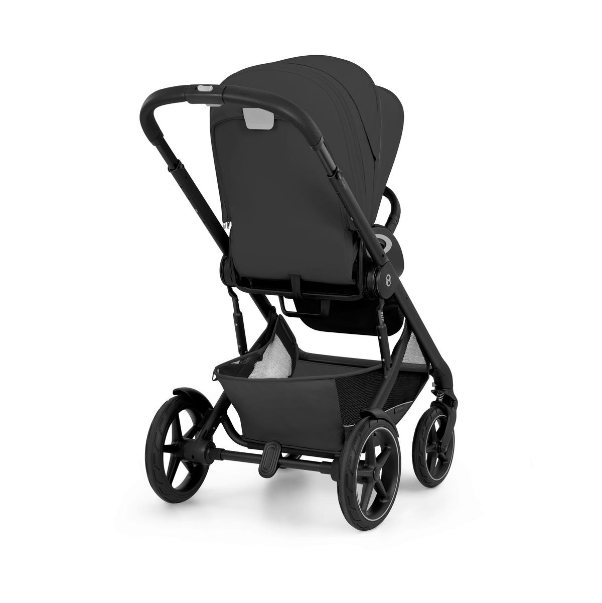 KINDERWAGEN Talos S BLK inkl. Fold-Carrycot  - Schwarz, Basics, Textil/Metall (93/60/115cm) - cybex GOLD