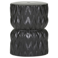 BEISTELLTISCH 34/34/45 cm Schwarz rund  - Schwarz, Design, Keramik (34/34/45cm) - Carryhome