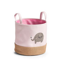 AUFBEWAHRUNGSKÖRBCHEN    44/30/29 cm  - Hellrosa, Basics, Textil (44/30/29cm) - Zeller Present