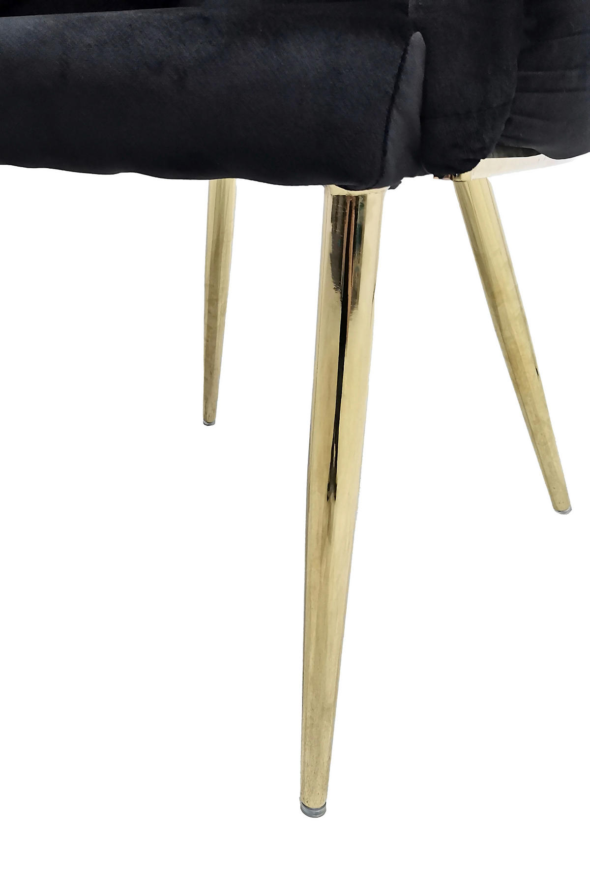 SADA STOLIČIEK S PODRÚČKAMI 2 kus - čierna/zlatá, Modern, kov/textil (65/79/61cm) - MID.YOU