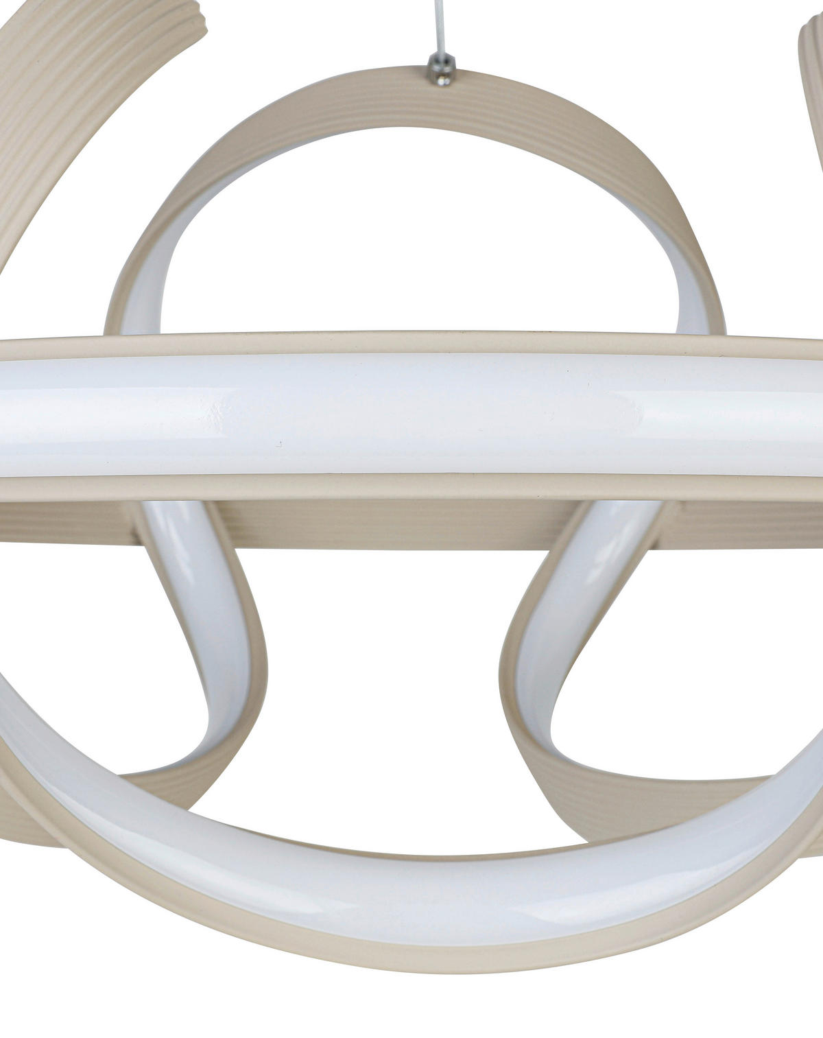 HÄNGELEUCHTE 41,5/120 cm   - Sandfarben, Trend, Kunststoff/Metall (41,5/120cm) - Collet's Monde