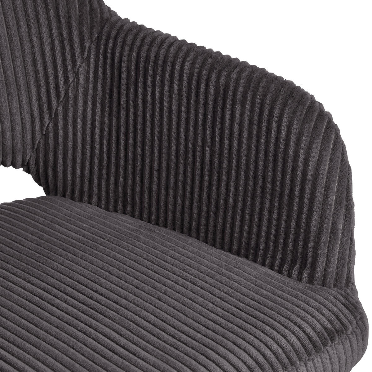 NASLANJAČ, les, kovina, tekstil siva  - siva/črna, Konvencionalno, kovina/tekstil (57/83.5/63cm) - MID.YOU