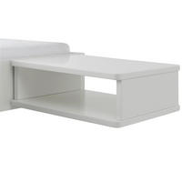 NACHTSCHRANK 48/16/38 cm Buche massiv  - Weiß, Design, Holz (48/16/38cm) - Hasena