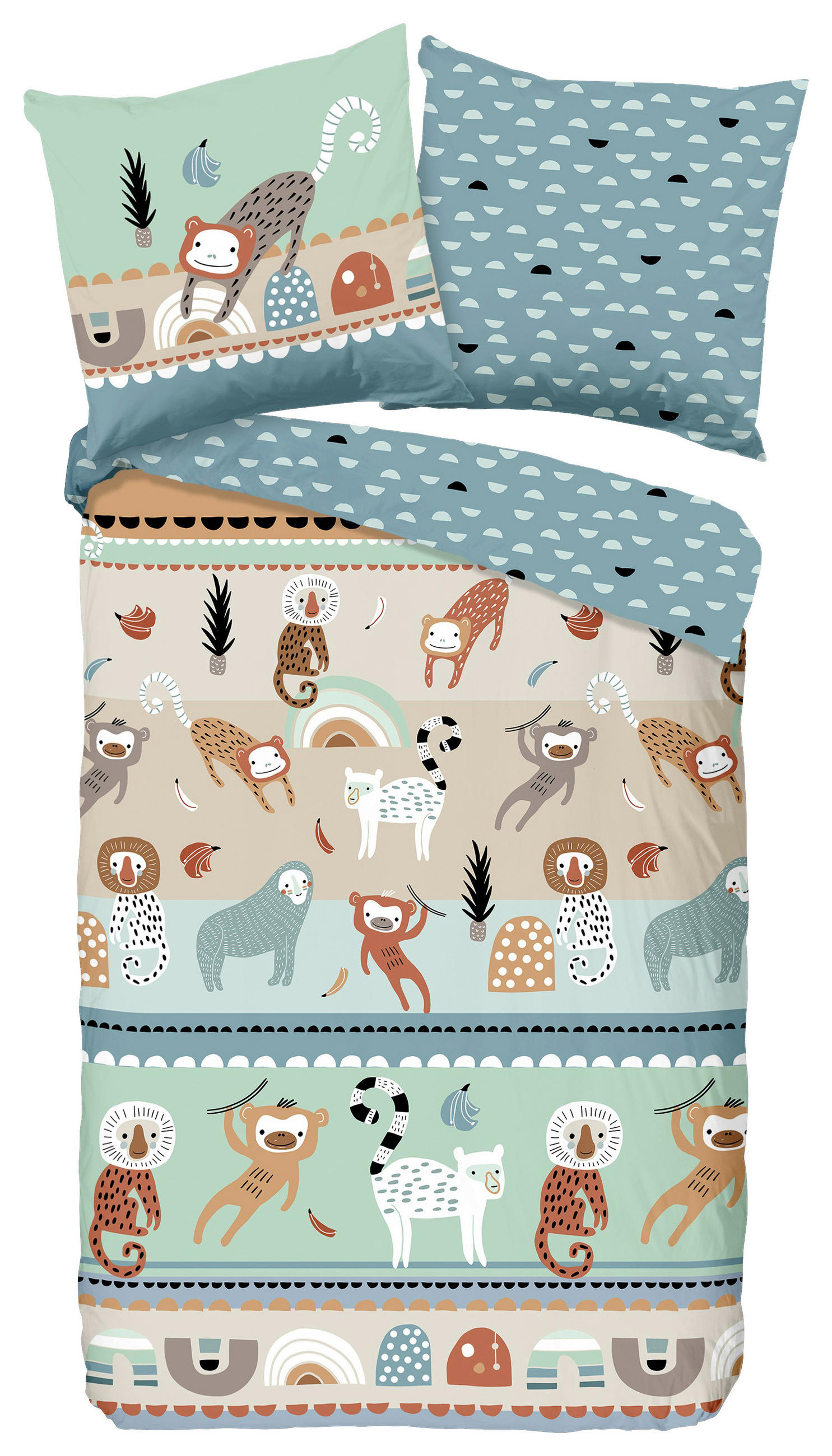 JUGENDBETTWÄSCHE Play Renforcé 135/200 cm  - Multicolor, Design, Textil (135/200cm)